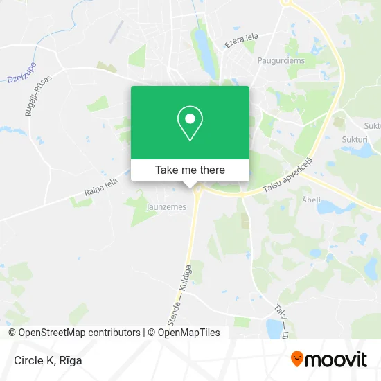 Circle K map