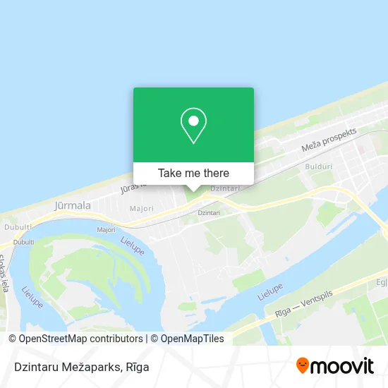 Dzintaru Mežaparks map