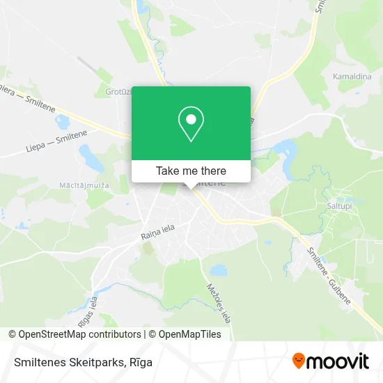 Smiltenes Skeitparks map
