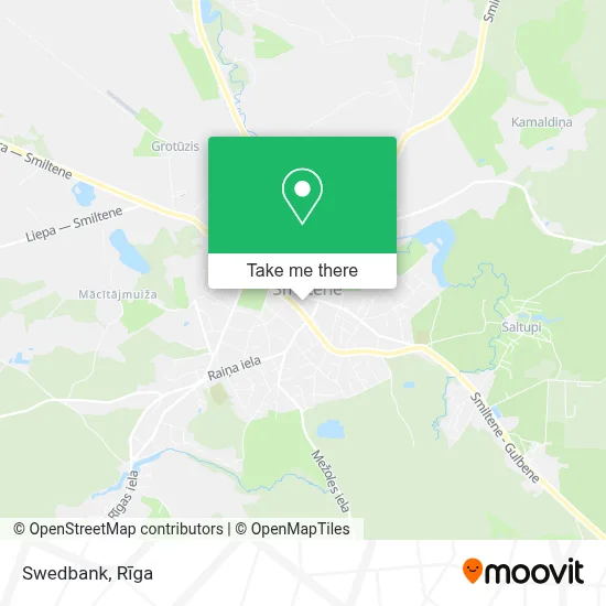 Swedbank map