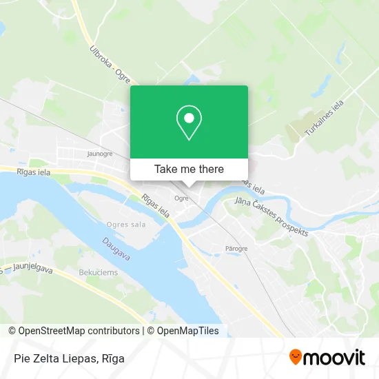 Pie Zelta Liepas map