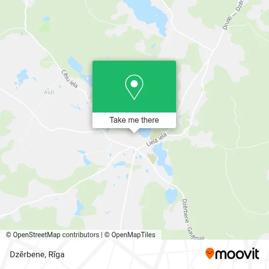 Dzērbene map
