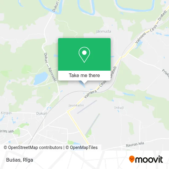 Bušas map