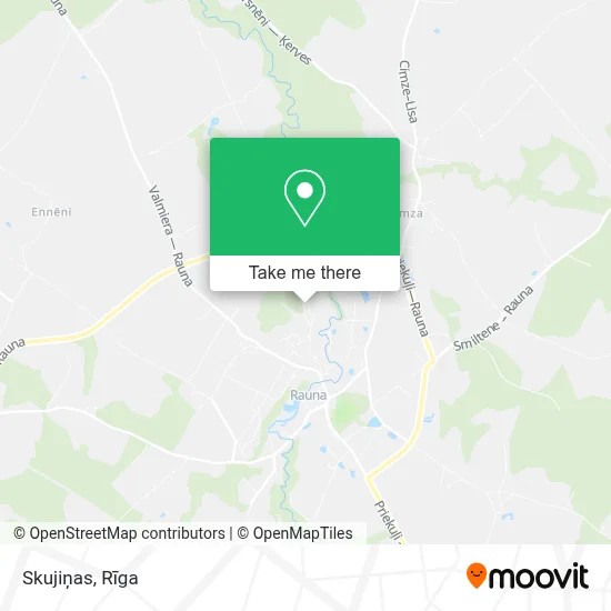 Skujiņas map