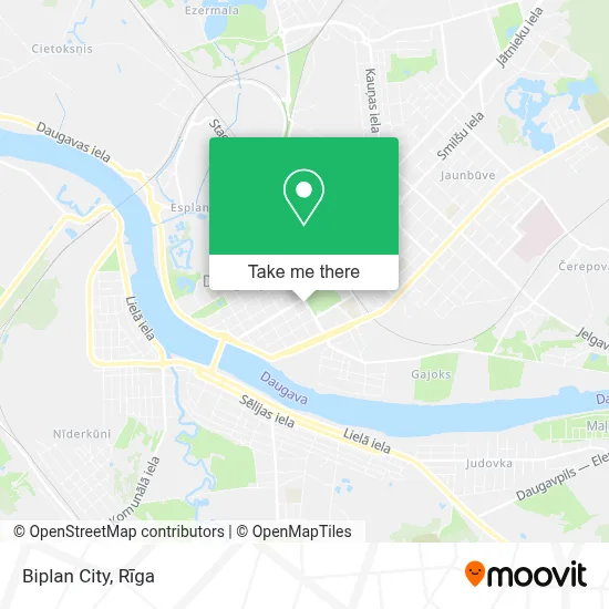 Biplan City map