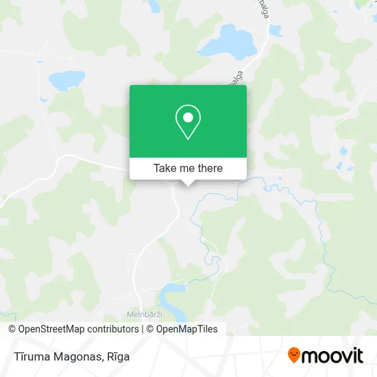 Tīruma Magonas map