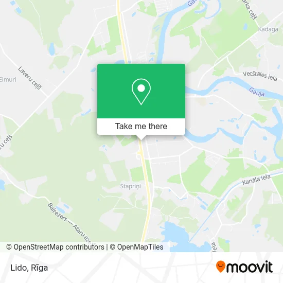 Lido map