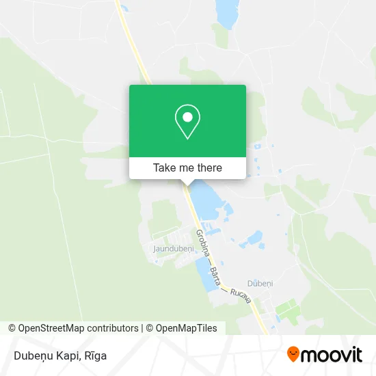 Dubeņu Kapi map