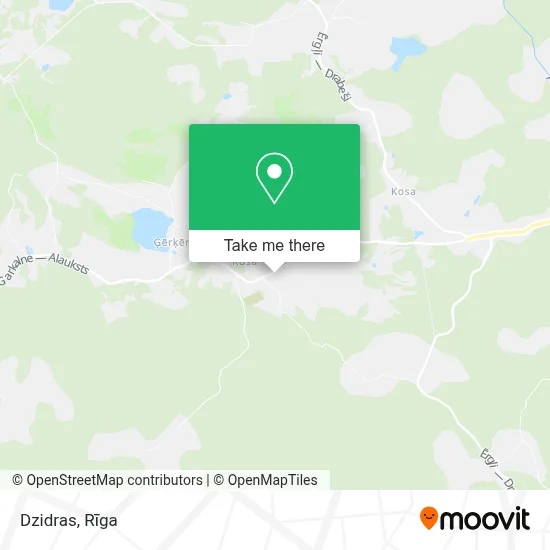 Dzidras map