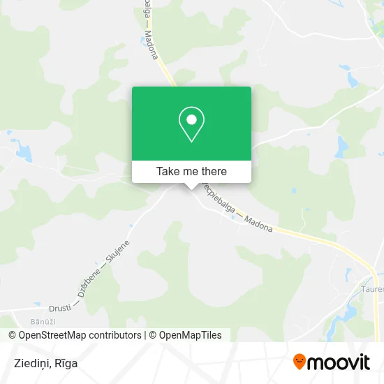 Ziediņi map