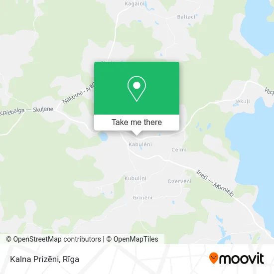 Kalna Prizēni map