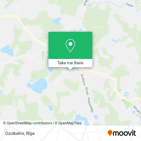 Ozolkalns map