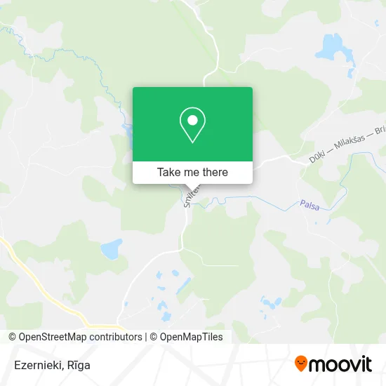 Ezernieki map