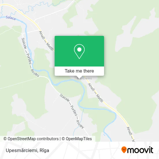 Upesmārciemi map