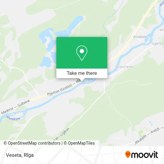 Veseta map