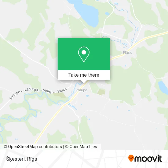 Šķesteri map