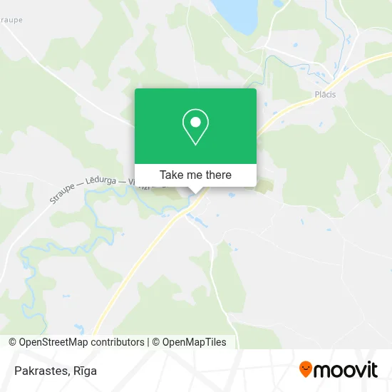 Pakrastes map