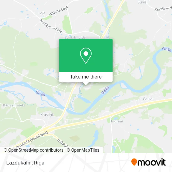 Lazdukalni map