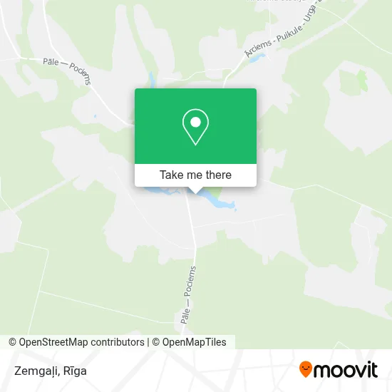 Zemgaļi map