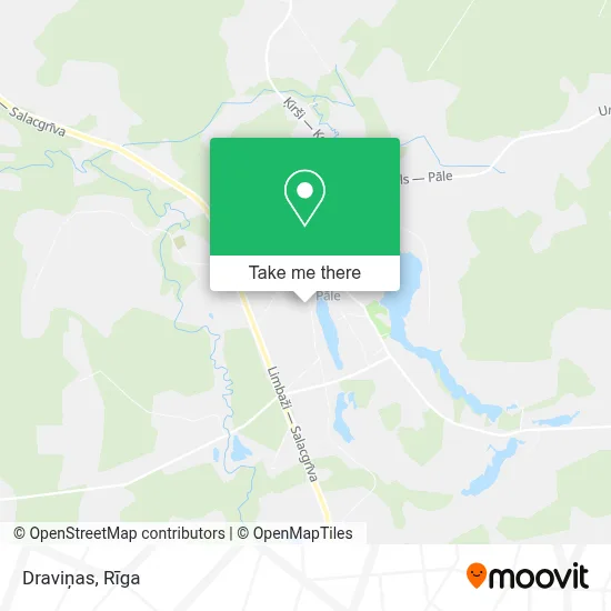 Draviņas map