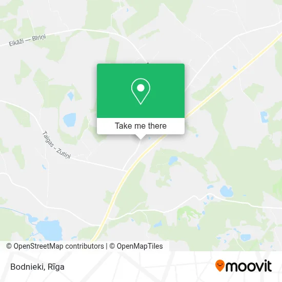 Bodnieki map