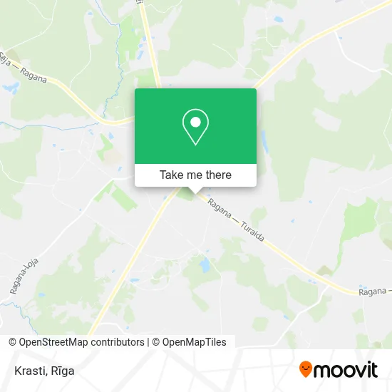 Krasti map