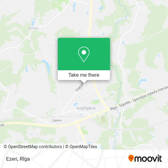 Ezeri map