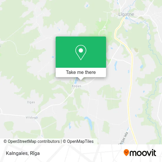 Kalngales map