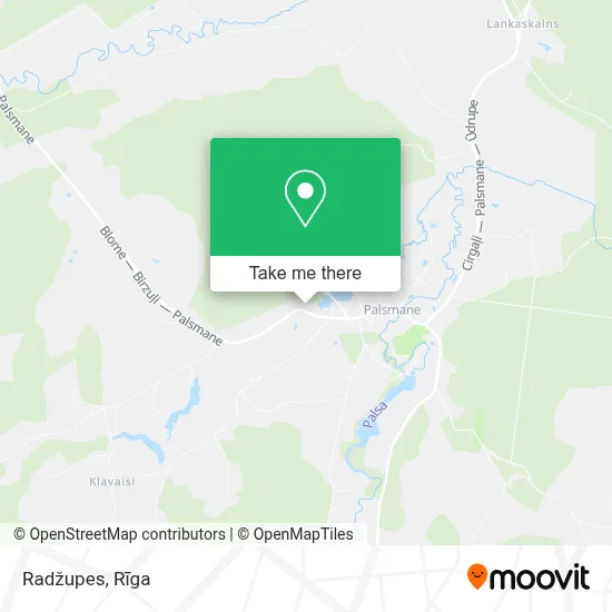 Radžupes map