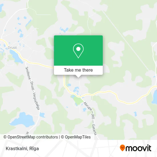 Krastkalni map