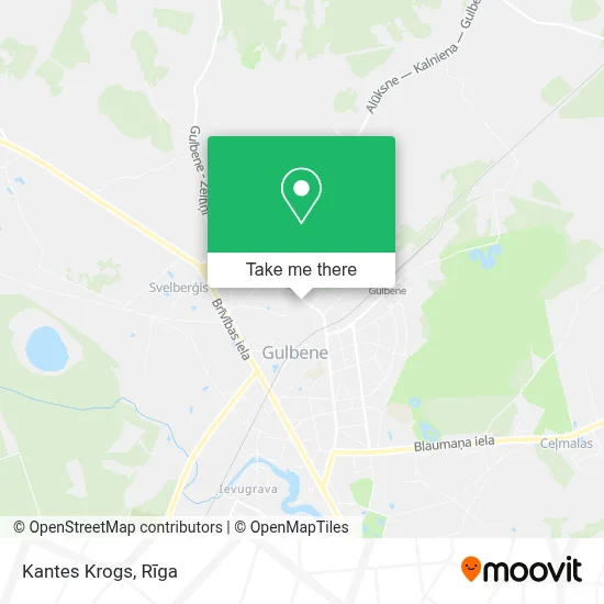Kantes Krogs map