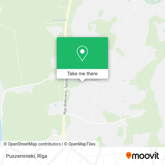 Puszemnieki map