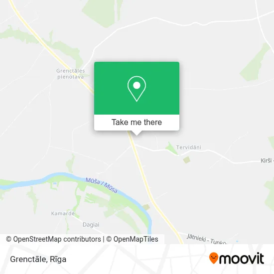 Grenctāle map