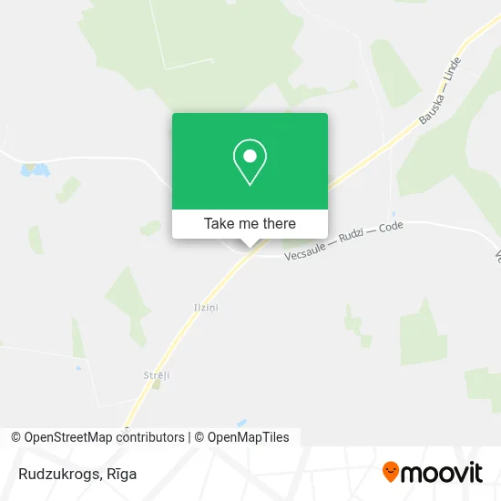 Rudzukrogs map