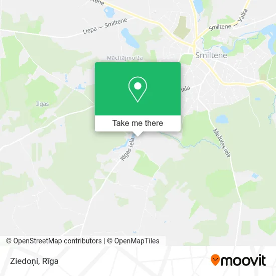 Ziedoņi map