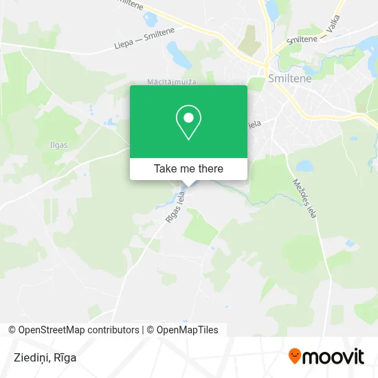Ziediņi map