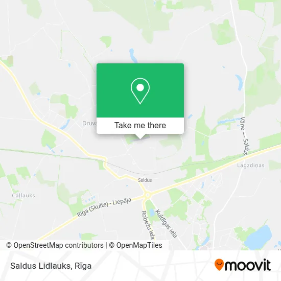 Saldus Lidlauks map