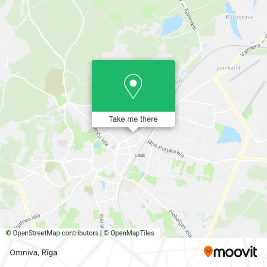 Omniva map
