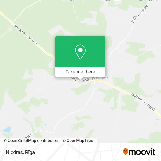 Niedras map