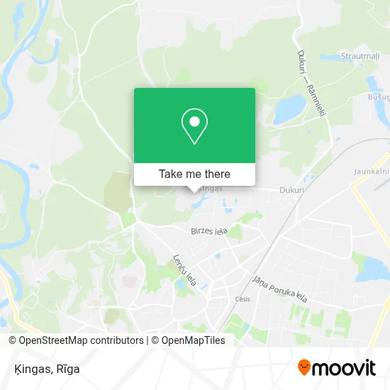 Ķingas map