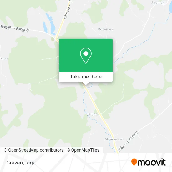 Grāveri map