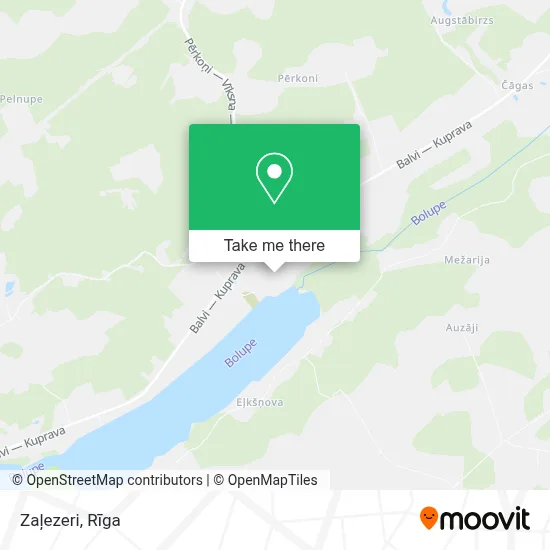 Zaļezeri map