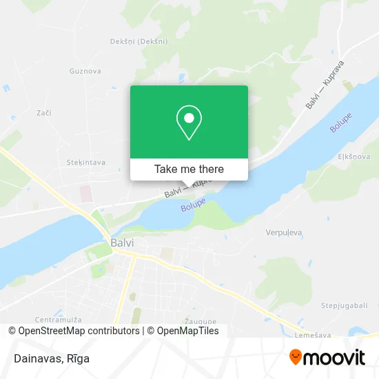 Dainavas map