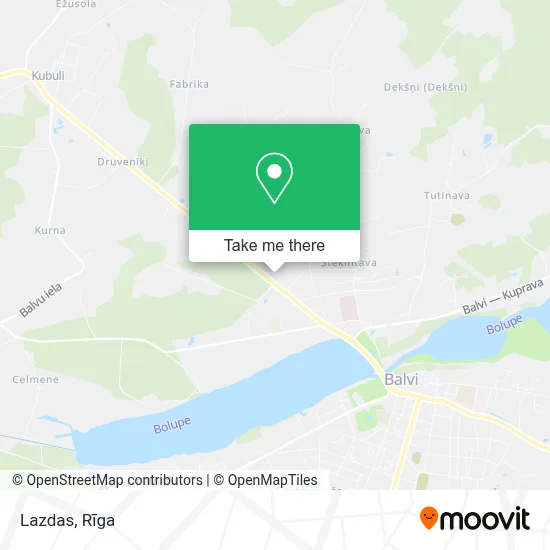 Lazdas map