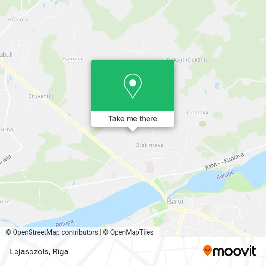 Lejasozols map