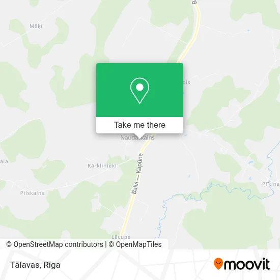 Tālavas map