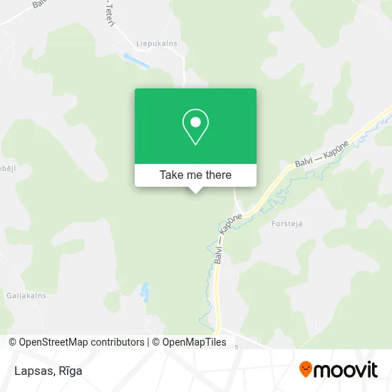 Lapsas map