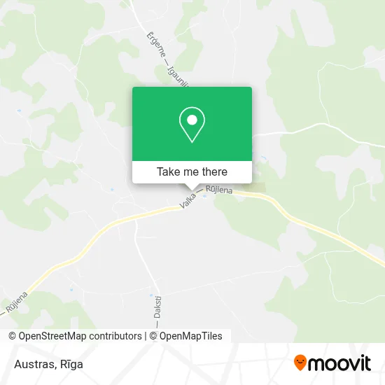 Austras map