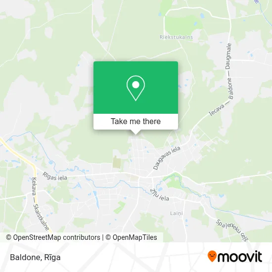 Baldone map