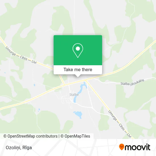 Ozoliņi map